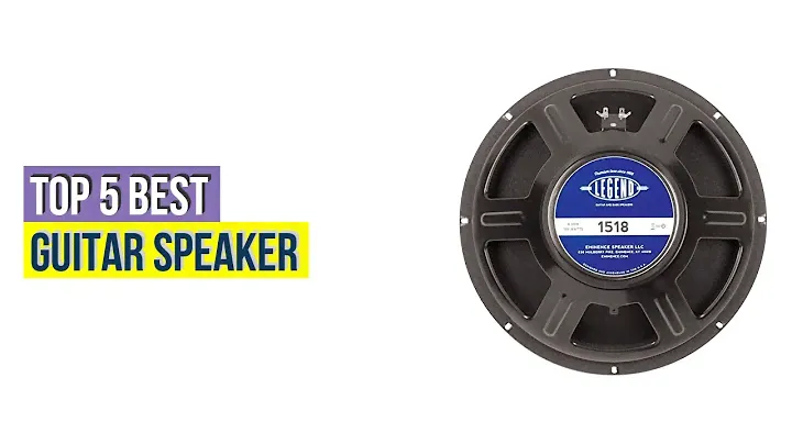 Top 5 Best Guitar Speaker - To Buy Online