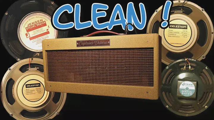 Celestion Creamback M vs Neo vs Jensen C12K vs P10R, Tube town Emma Speaker comparison - clean