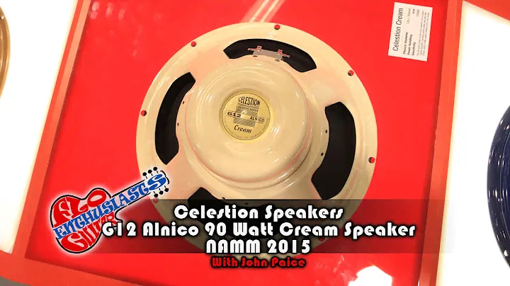 NAMM 2015: Celestion G12 Alnico Cream 90 Watt Speaker with John Paice