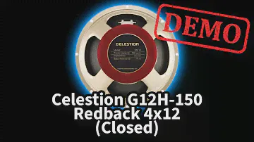 How does Celestion G12H 150 Redback 4x12 Closed sounds? - METAL DEMO
