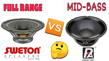 PAudio Speaker VS Sweton speaker, Full Range Speaker vs Normal Speaker