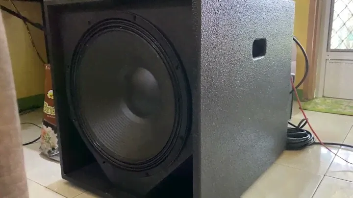 B&C 18TBW100 in action HARD BASS