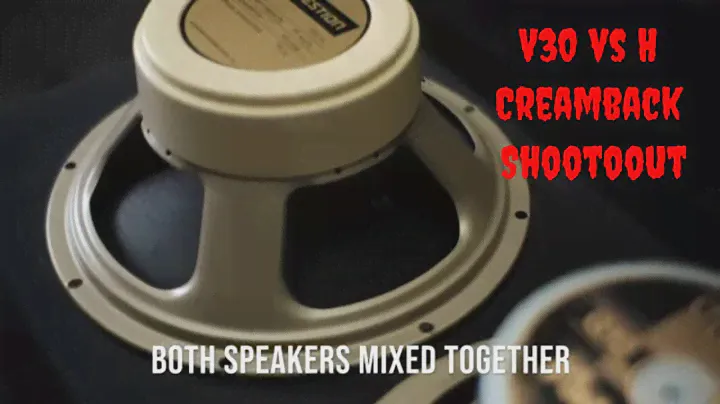 Celestion Vintage 30 Vs G12H-75 Creamback shootout