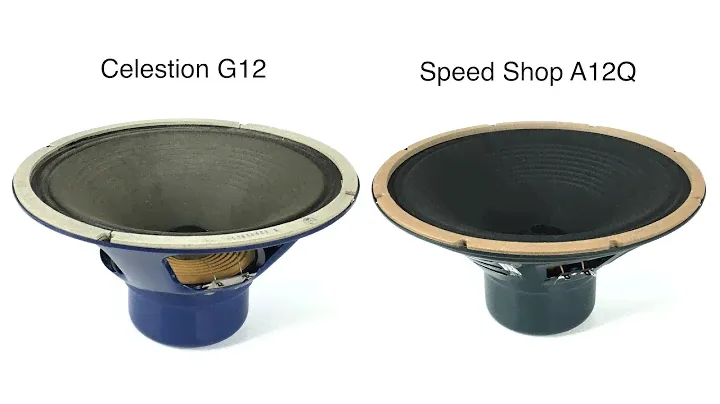 Speed Shop A12Q vs Celestion G12 Alnico Blue Fender Tweed Deluxe