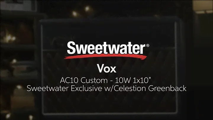 Эксклюзивный обзор Vox AC10 Custom Sweetwater с Celestion Greenback