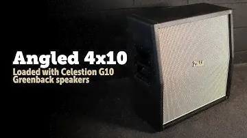 Zilla Cabs Custom 4x10 loaded with Celestion G10 Greenback's