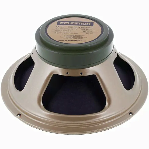 Динамик для гитарных усилителей Celestion G12M-25 Greenback 16 Ohm Celestion G12M-25 Greenback 16 Ohm