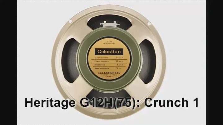 Soundclip: Heritage G12H(75) Crunch 2
