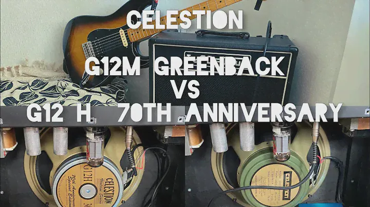 Celestion G12M Greenback vs G12H 30 Anniversary