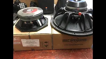 Bocinas B&C originales vs Clones