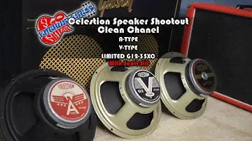 Celestion Speaker Shootout: A-Type, V-Type, Limited G12-35XC on The Clean Channel by Scott Sill