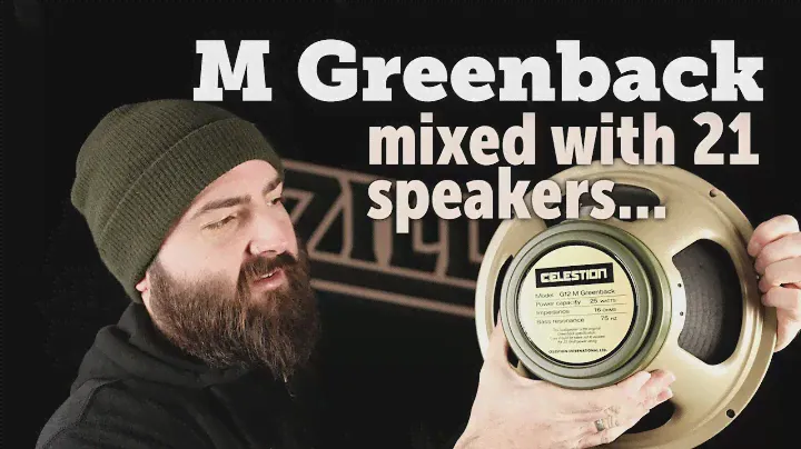 Celestion G12M Greenback vs 21 other speakers shootout