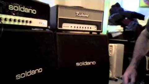 Soldano SLO 4x12 cabinets eminence x12000 vs celestion 30
