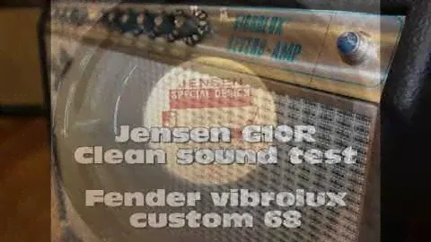 Celestion Ten 30 Vs Jensen C10R through Fender '68 Vibrolux Custom Reverb