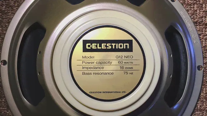 Celestion Neo Creamback and V30