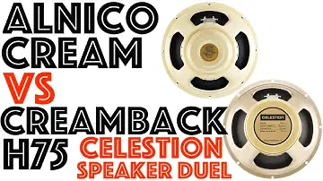 Celestion Speaker Duel - Creamback H75 vs Alnico Cream