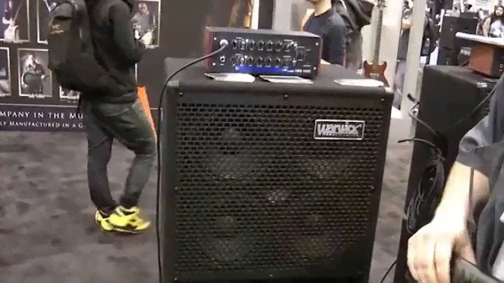 Celestion-loaded Warwick bass cabs