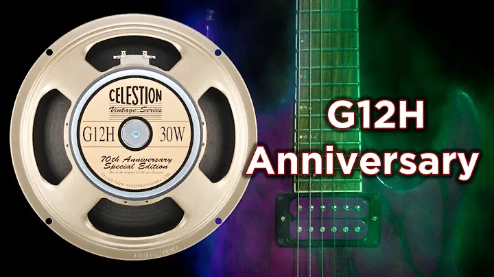 Celestion G12H Anniversary clean, crunch and high gain demonstration