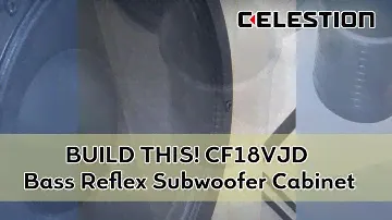 Корпус сабвуфера CF18VJD Bass Reflex