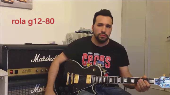Celestion Vintage 30 vs Rola g12-80 old 1982