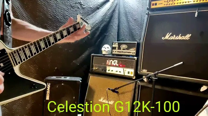 Metal Speaker Shootout #3 (no talking) Eminence Celestion, active pickups.