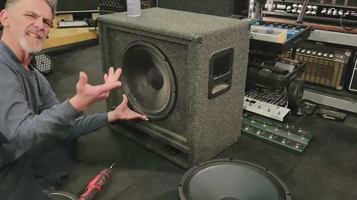 Bass Cabinet Speaker Replacement part 1