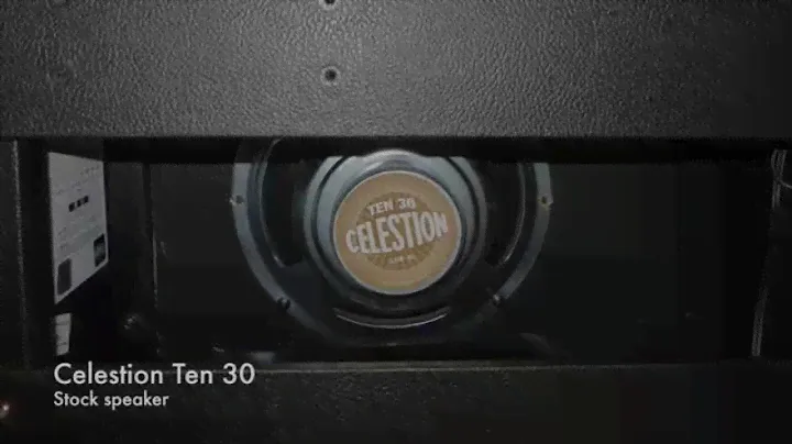 Celestion Ten 30 vs. Celestion Gold 10 - Princeton Reverb