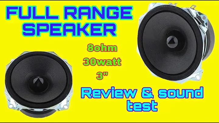 3inch full range speaker | speake test | 3inch speaker review | #3inchspeaker #yearofyou #soundtest