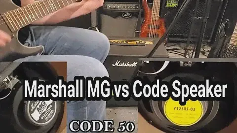 Marshall CODE 50 Speaker SWAP - MG Series Upgrade