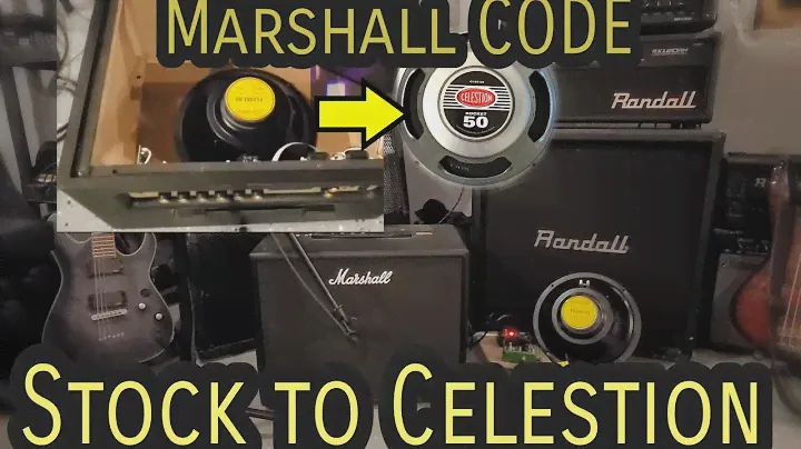 Best Marshall CODE Upgrade: Speaker Clarity