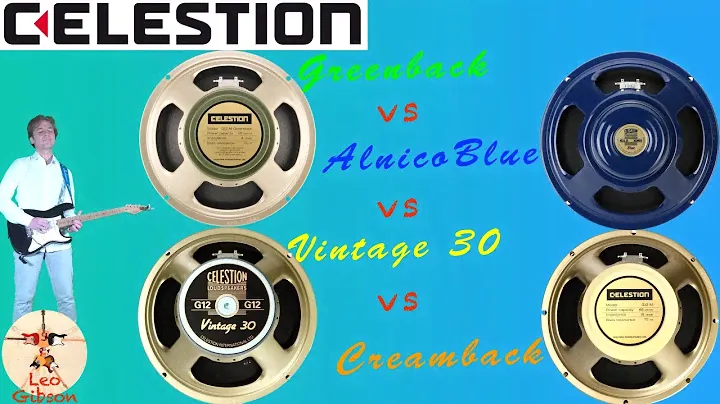 Колонки Celestion: Greenback против Alnico Blue против Vintage 30 против Creamback